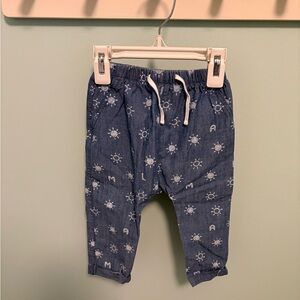 Mayoral Kids Blue Printed Bottoms